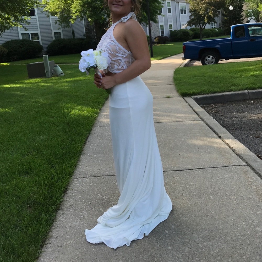 Two piece Prom Dress - Picture 2 of 11